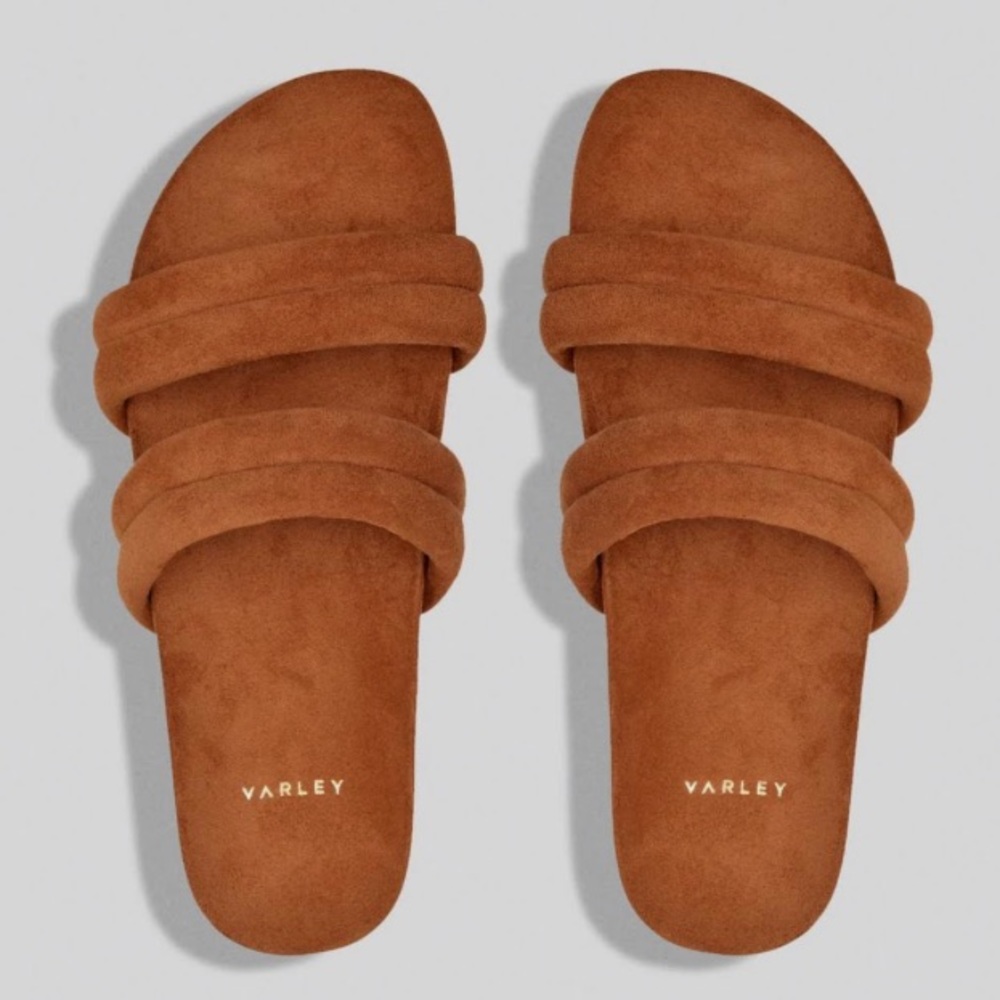 Varley Giles Quilted Slide Sandal size 6